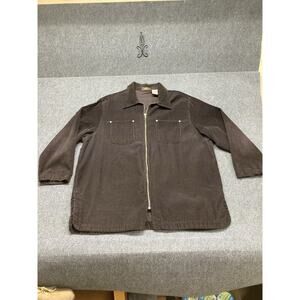 Faded Glory Corduroy Jacket Women’s Size 22/24 Brown Long Sleeve Full Zip